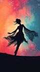 Silhouette Dancers
